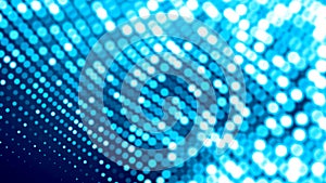 Abstract dot blue wave gradient texture technology background.