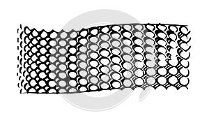 Abstract Dot Grid Gradient Pattern, Modern Halftone Texture, vector design Generative AI