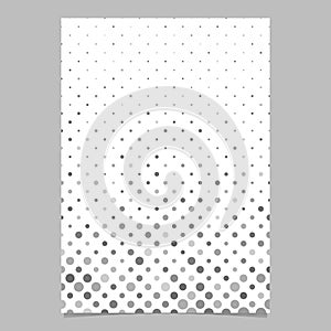 Abstract dot pattern brochure design - vector page background graphic