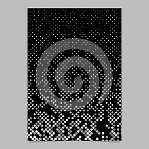 Abstract dot pattern flyer background template