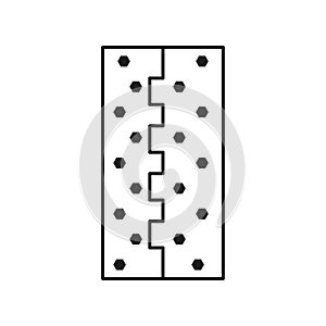 Abstract dot pattern. Geometric line design. Modern grid Vector. Minimal texture background.