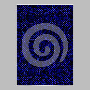 Abstract dot pattern poster template - vector cover background graphic