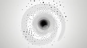 abstract dot round background