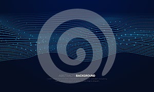 Abstract Dot Wave Vector Background