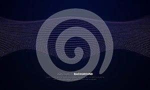 Abstract Dot Wave Vector Background