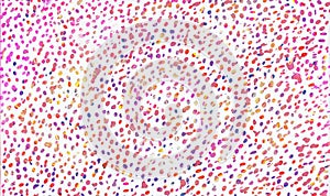 Abstract dots creative pattern as background, hand drawn artwork, watercolor on paper