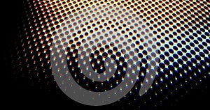 Abstract dots grid halftone wave futuristic twisted pattern with circle minimalism geometry texture