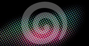 Abstract dots grid halftone wave futuristic twisted pattern with circle minimalism geometry texture