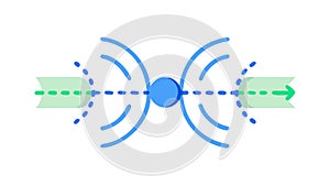Abstract Dotted Connection Flow Vector - Data and Network Design, vector design Generative AI