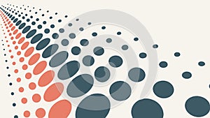 Abstract Dotted Gradient: Modern Design Flow Vector Illustration, vector design Generative AI