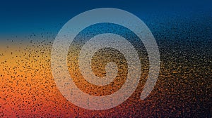 Abstract Dotted Gradient With Warm And Cool Tones photo