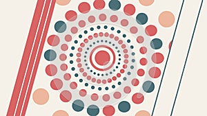 Abstract Dotted Grid Pattern Vector, vector design Generative AI