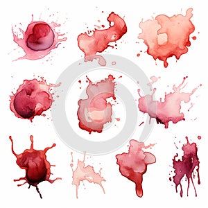 Abstract drip with splats and drips of paint