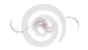 Abstract Dust Cloud Swirl Effect Dynamic Element Vector, vector design Generative AI
