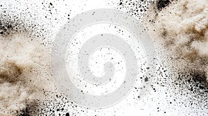 Abstract dust and particle explosion