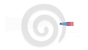 Abstract Dynamic Arrow, Forward Motion and Direction, vector design Generative AI