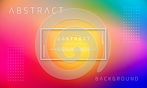 Abstract Dynamic background design with colorful gradient shapes