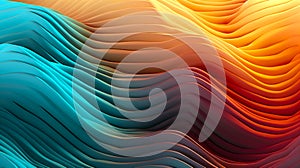 abstract dynamic colorful wave background, waves abstract art, generative ai