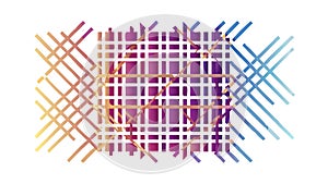 Abstract Dynamic Intersecting Lines Grid Pattern, vector design Generative AI