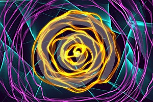 Abstract dynamic lines background