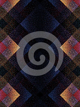 Abstract dynamic  pattern. Multicolor   motion geometric shapes, overlapping background.