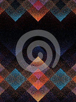 Abstract dynamic  pattern. Multicolor   motion geometric shapes, overlapping background.