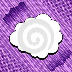 Abstract dynamic purple comic concept