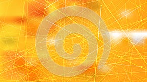Abstract Dynamic Random Lines Orange Background Vector