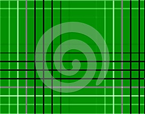 Abstract, dynamical image of green squares, with spectacular dark accents