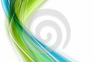 Abstract eco wave background design