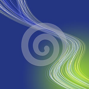 Abstract eco wave design illustraion