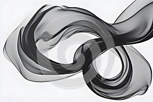 Abstract elegance flow forming an asymmetrical shape.