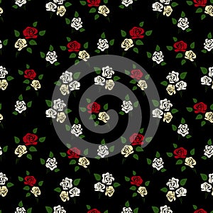 Abstract Elegance seamless floral pattern