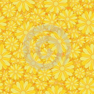 Abstract elegance seamless pattern with floral background