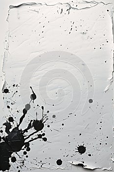 Abstract Elegance: A Studio Shoot Featuring Ink Splattered Cloth