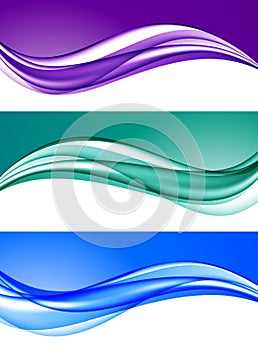 Abstract elegant colorful backgrounds set