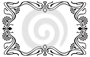 Abstract elegant frame.