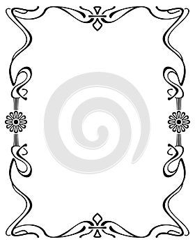 Abstract elegant frame.