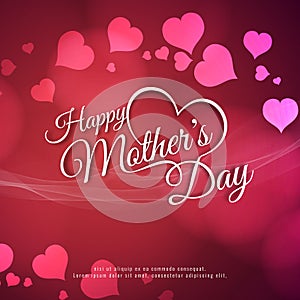 Abstract elegant Happy Mother`s Day background