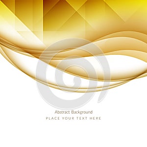 Abstract elegant wavy polygonal background