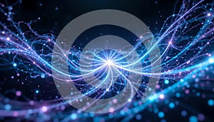 Abstract Energy Flow of Light and Particles