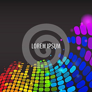 Abstract equalizer background