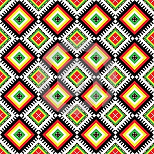 Abstract ethnic geometric pattern design background for wallpaper or fabric pattern or notebook cover