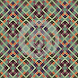 Abstract Ethnic Seamless Geometric Pattern