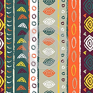 Abstract ethnic seamless pattern