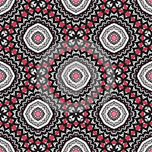 Abstract Ethnic traditional ajrak pattern