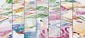 Abstract euro currency background