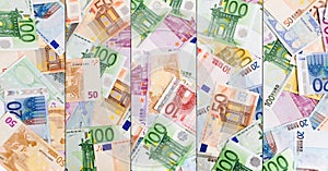 Abstract european currency background