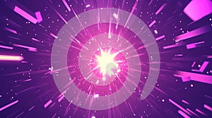 Abstract exploding light burst motion background