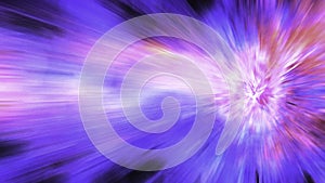 Abstract exploding light rays creating speed motion blur